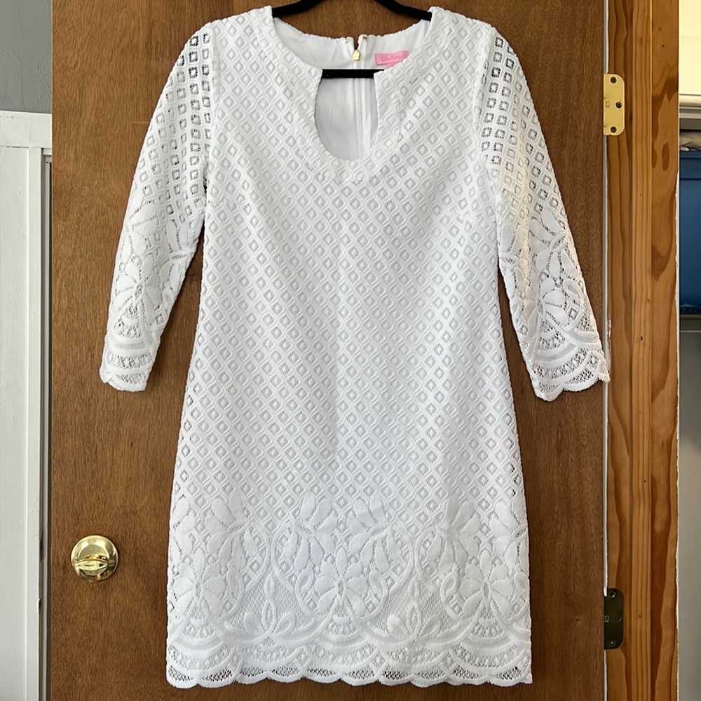 White Lilly Pulitzer dress